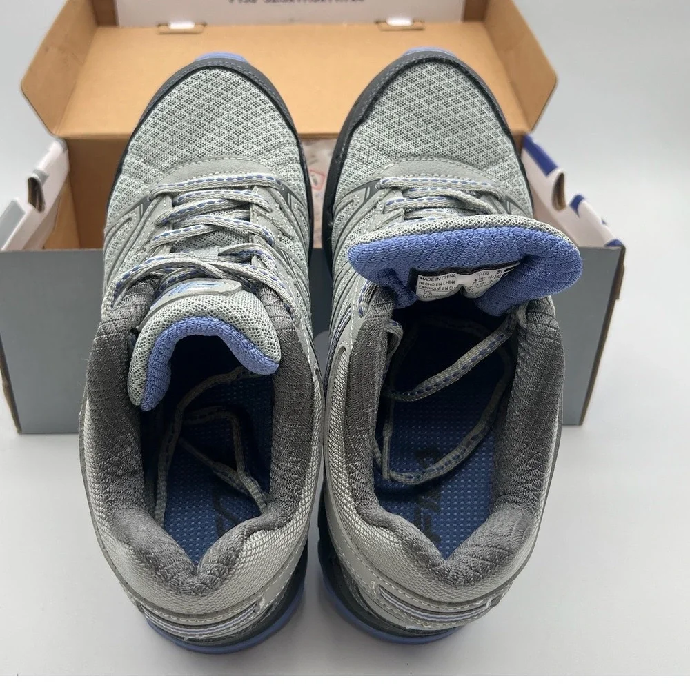 Fila Womens Northampton Gray Blue Trail Running Shoes Sneakers 5QM00345-258 7.5